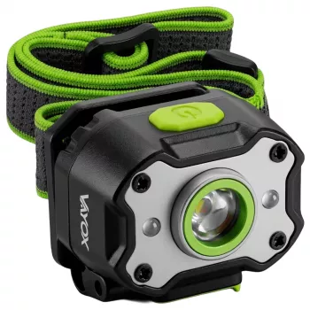 VAYOX VA0452 Linterna frontal recargable 650lm 2000mAh IPX4 linterna frontal LED con sensor de movimiento