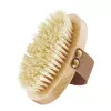 GLOV cepillo corporal seco - cerdas naturales de tampico, mango de madera de haya, correa ergonómica para exfoliación y masaje