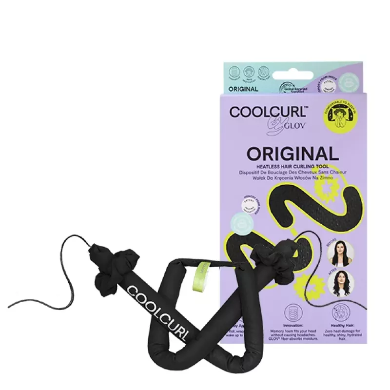 GLOV Cool Curl set de rizador de pelo sin calor negro