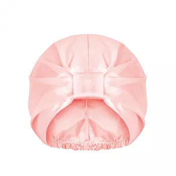 GLOV gorro de satén para el pelo para cabello rizado y peinado - antifrizz, champán