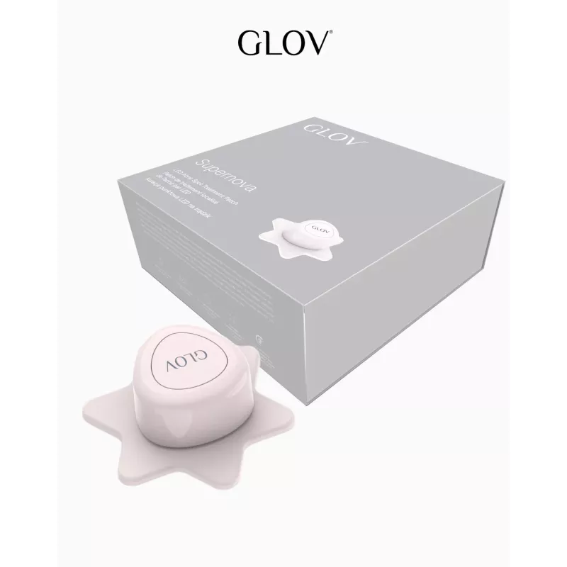 GLOV Supernova LED Spot Care Patch - tratamiento localizado del acné con terapia de luz roja y azul