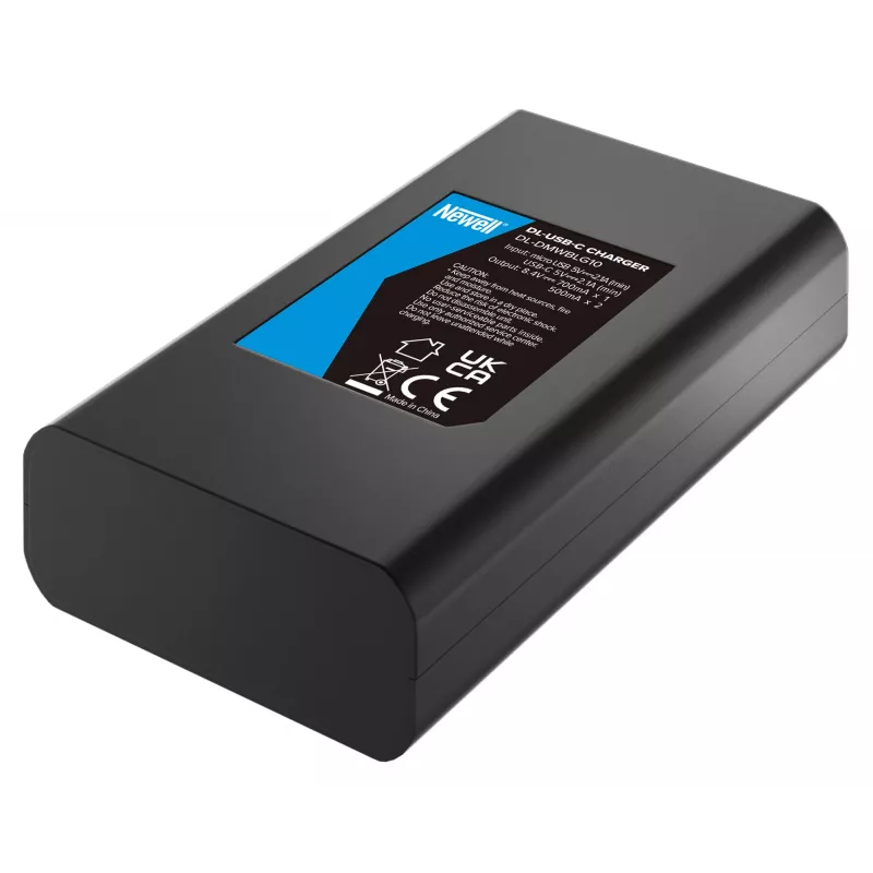 Newell cargador DL-USB-C de doble canal para baterías DMW-BLG10 para Panasonic
