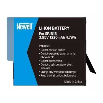 Newell Batería de repuesto SPJB1B para GoPro Hero 8 Black, 1220mAh, 3,85V, Li-Ion