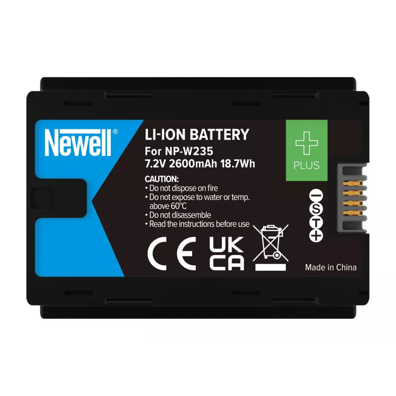Newell Plus batería NP-W235 de repuesto para Fujifilm