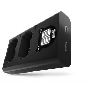 Newell cargador DL-USB-C de doble canal para baterías Fujifilm NP-W235