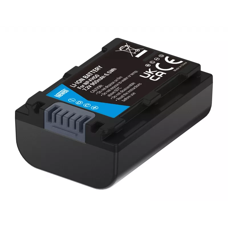 Batería de repuesto Newell para Sony NP-FH50 (1000mAh, 7,2V, Li-Ion)