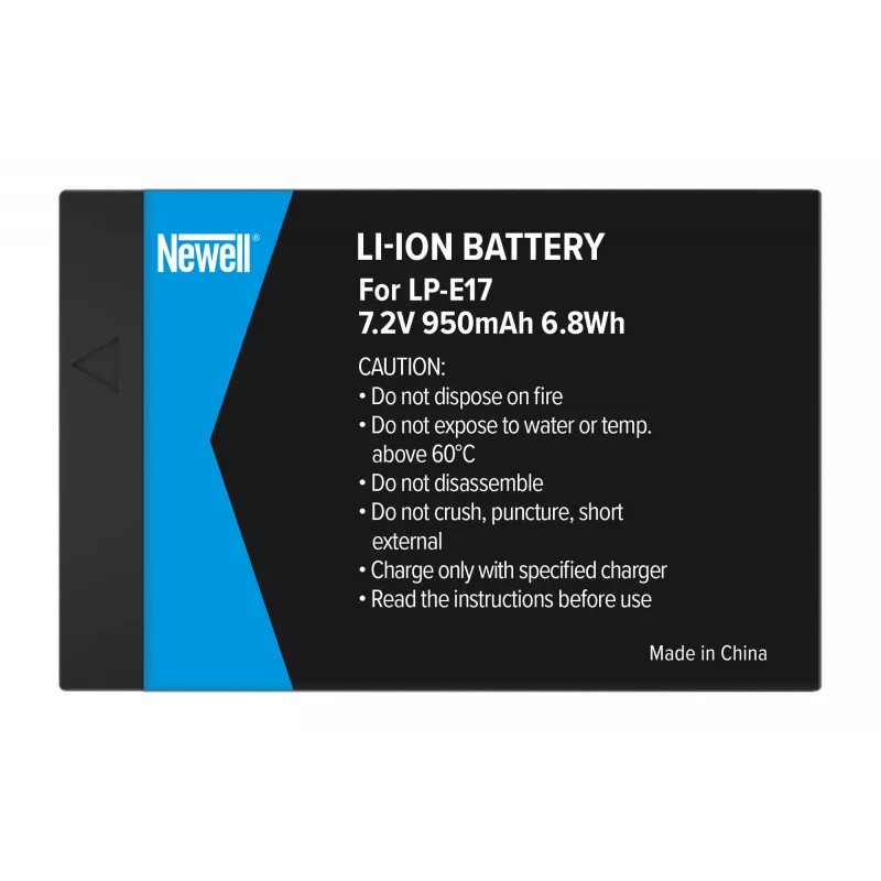 Batería de repuesto Newell para Canon LP-E17, 1040mAh, 7,2V Li-Ion