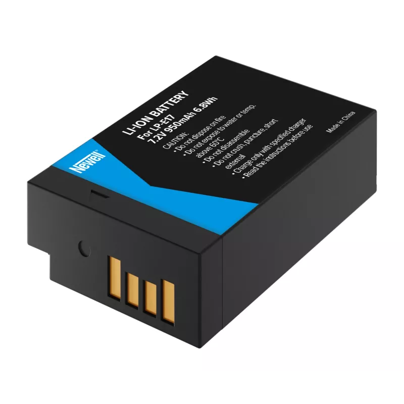 Batería de repuesto Newell para Canon LP-E17, 1040mAh, 7,2V Li-Ion