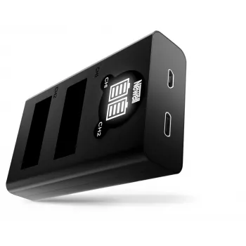 Cargador USB-C de doble canal Newell para baterías GoPro AHDBT-901
