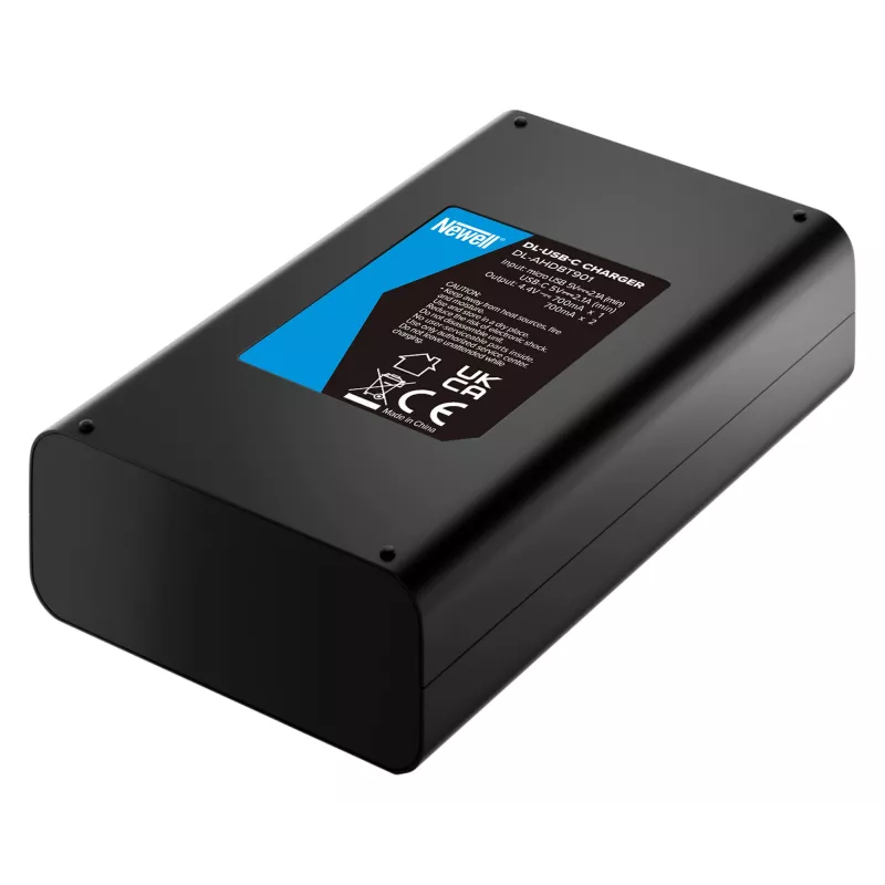 Cargador USB-C de doble canal Newell para baterías GoPro AHDBT-901