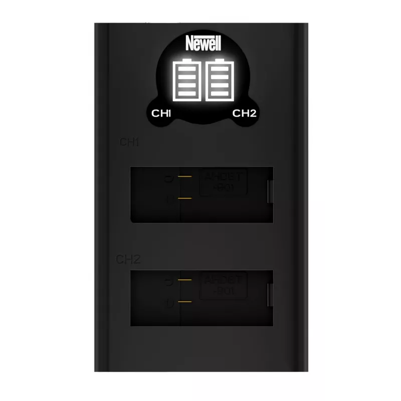 Cargador USB-C de doble canal Newell para baterías GoPro AHDBT-901