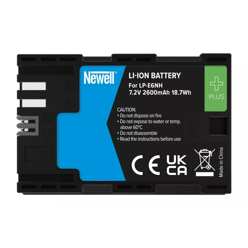 Batería de repuesto Newell Akumulator Plus LP-E6NH para Canon
