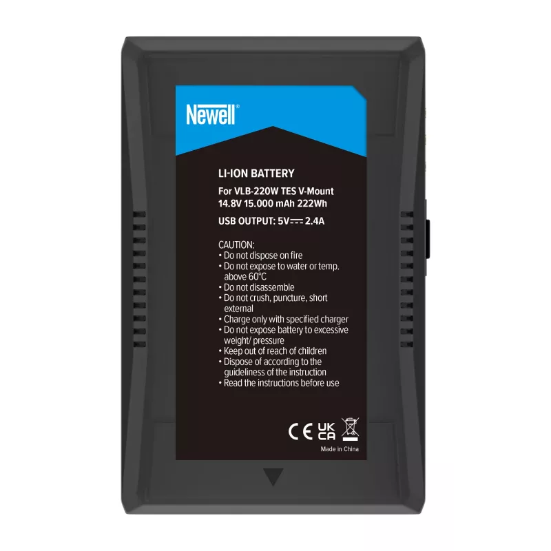 Batería Li-Ion V-Mount Newell VLB-220W TES 220Wh