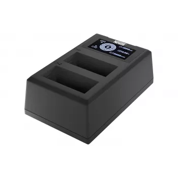 Cargador FDL-USB-C de doble canal Newell para baterías Fujifilm NP-W126