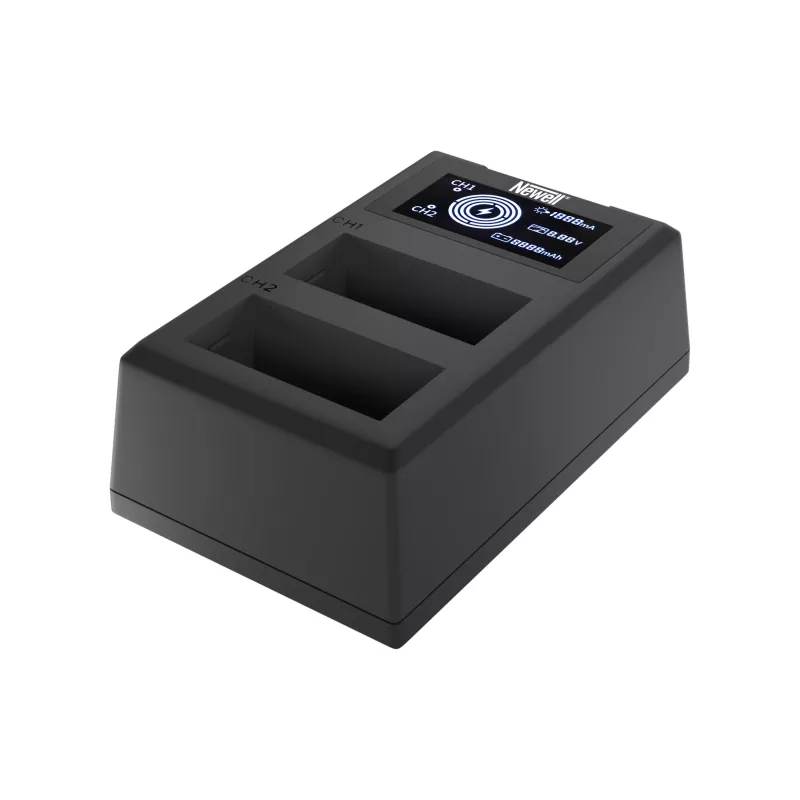 Cargador FDL-USB-C de doble canal Newell para baterías Fujifilm NP-W126