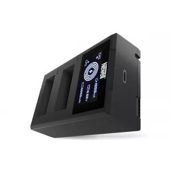 Cargador FDL-USB-C de doble canal Newell para baterías Canon LP-E12