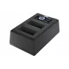 Cargador FDL-USB-C de doble canal Newell para baterías Canon LP-E12