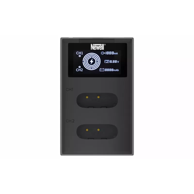Cargador FDL-USB-C de doble canal Newell para baterías Sony NP-BX1
