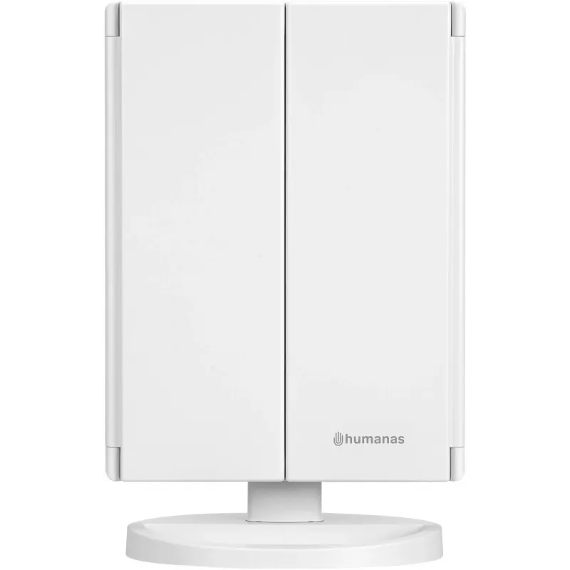 Humanas HS-ML04 Espejo de maquillaje LED con iluminación - blanco