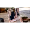 Humanas HS-ML04 Espejo de maquillaje LED con iluminación - rosa
