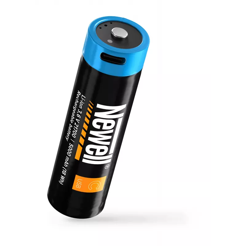 Newell 21700 Batería USB-C 5000 mAh Li-Ion recargable (pack de 2, blister)