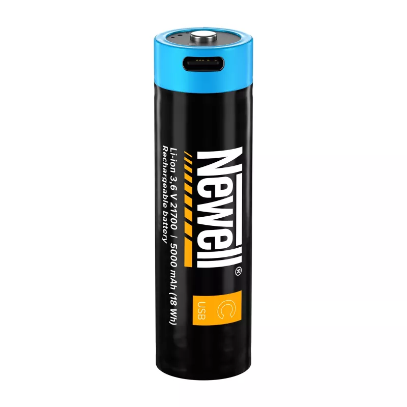 Newell 21700 Batería USB-C 5000 mAh Li-Ion recargable (pack de 2, blister)
