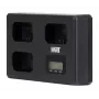 Newell TT-USB-C Cargador de triple canal para baterías Sony NP-FW50