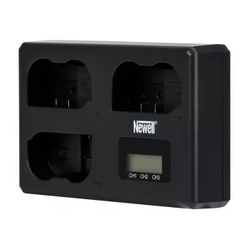 Newell TT-USB-C Cargador de triple canal para baterías Nikon EN-EL15