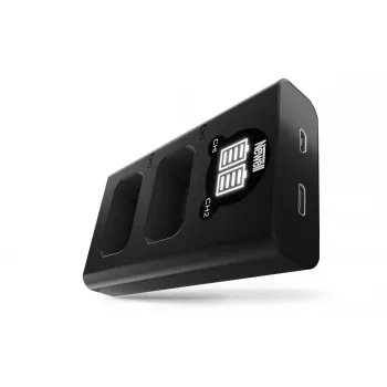 Newell DL-USB-C Cargador de doble canal y dos baterías NP-FW50 para Sony