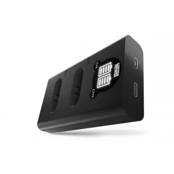 Newell DL-USB-C Cargador de doble canal con 2 baterías NP-BX1 para Sony