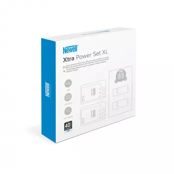 Newell DL-USB-C Set de cargador de doble canal con 2 baterías LP-E17 para Canon