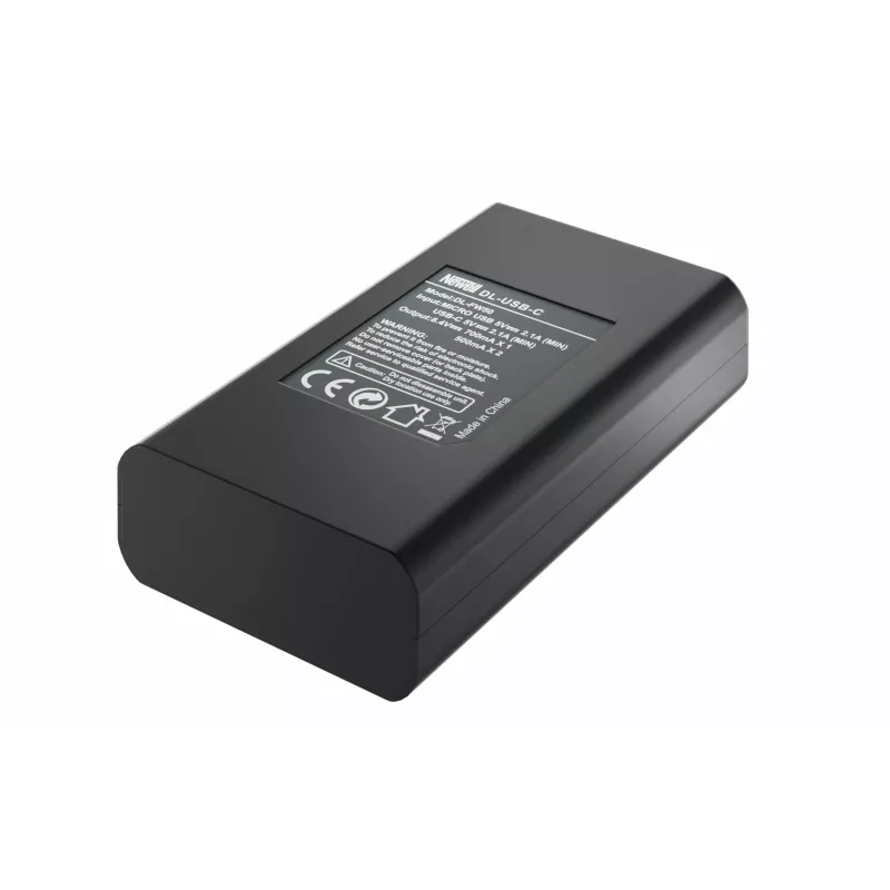 Newell DL-USB-C Cargador de doble canal y set de batería NP-FW50 para Sony