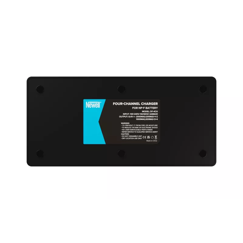 Cargador de cuatro canales Newell DF-4CH para serie Sony NP-F