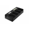 Cargador de cuatro canales Newell DF-4CH para serie Sony NP-F