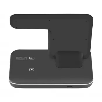Estación de carga inalámbrica Newell induOne N-GY-Z5A para 3 dispositivos - negro