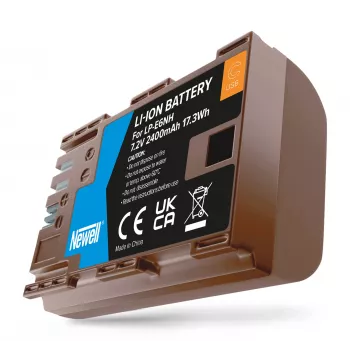 Batería de repuesto Newell LP-E6NH USB-C para Canon
