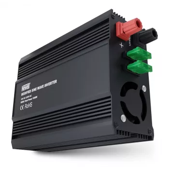 Inversor de corriente Newell de onda sinusoidal modificada - 12 V / 230 V, 500 W