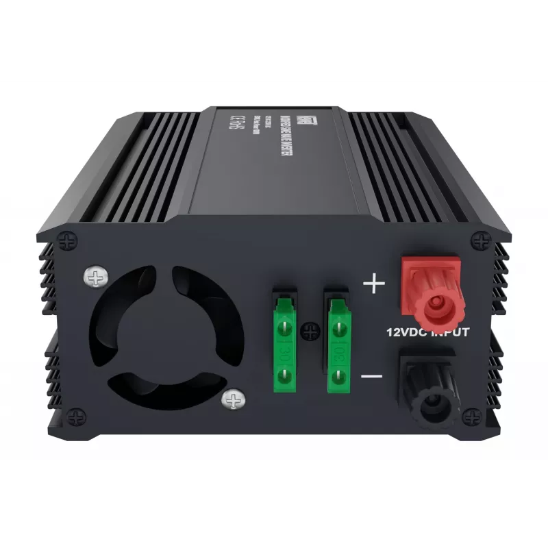 Inversor de corriente Newell de onda sinusoidal modificada - 12 V / 230 V, 500 W