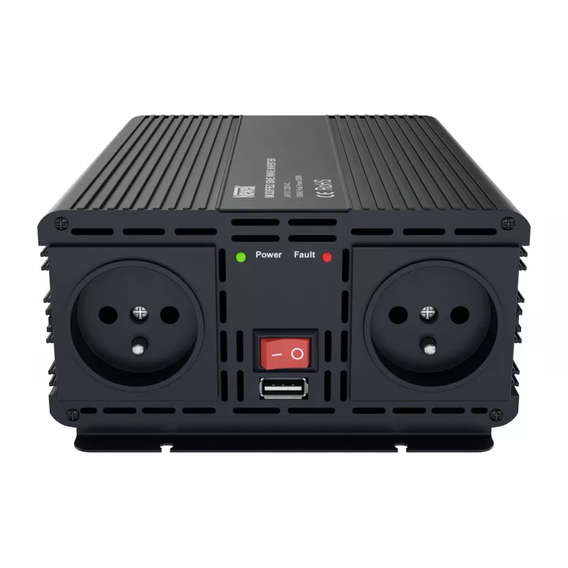 Inversor de corriente Newell de onda sinusoidal modificada - 24 V / 230 V, 1000 W