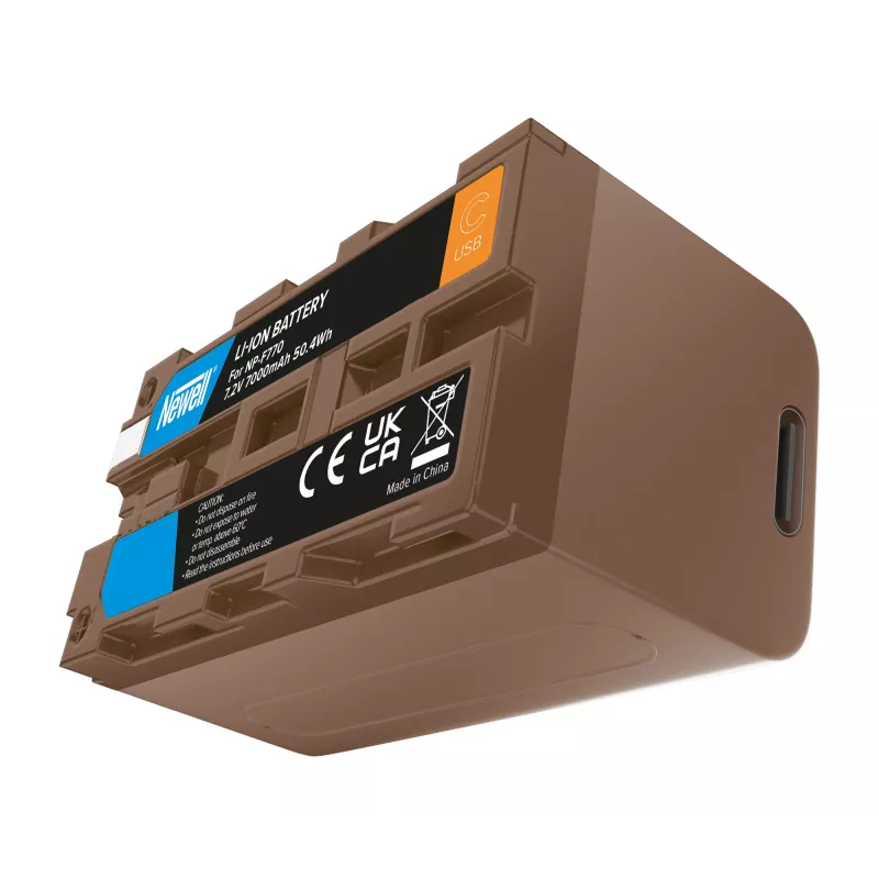 Batería de repuesto Newell NP-F770 con USB-C para Sony