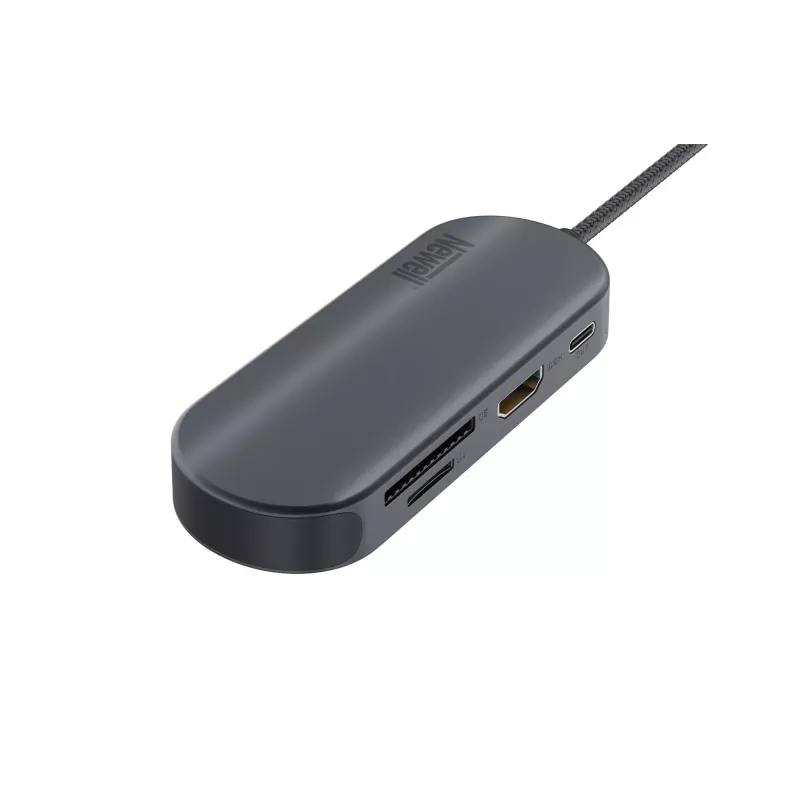 Hub USB-C Newell 7 en 1 - grafito