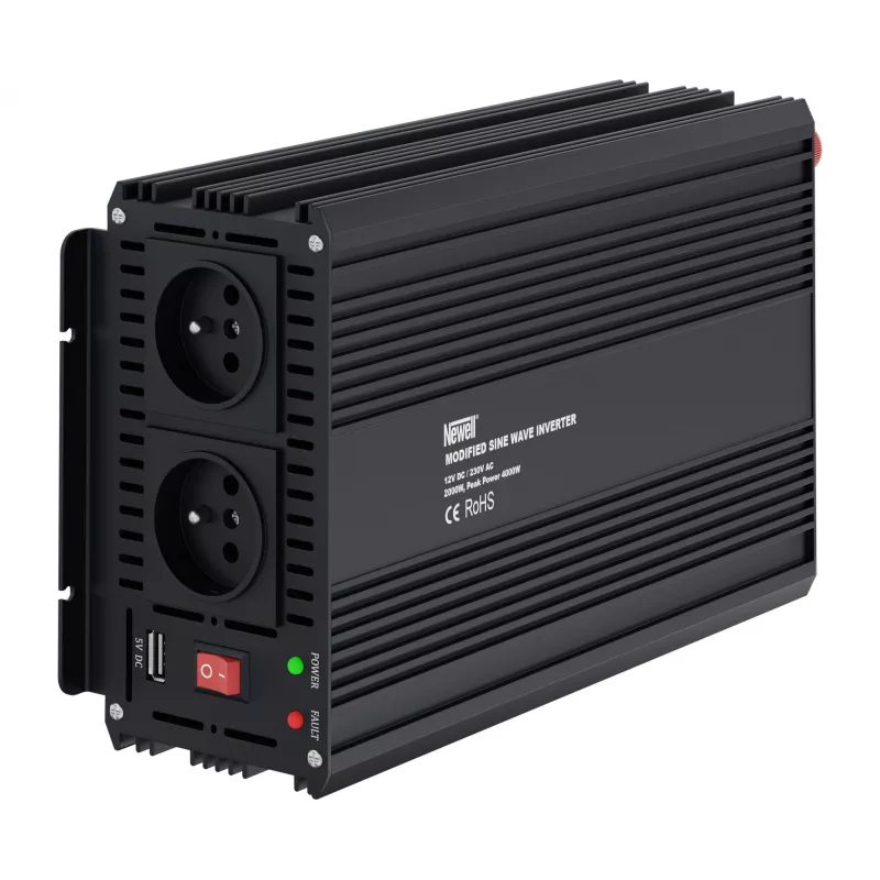 Inversor de corriente Newell de onda sinusoidal modificada 12V/230V 2000W