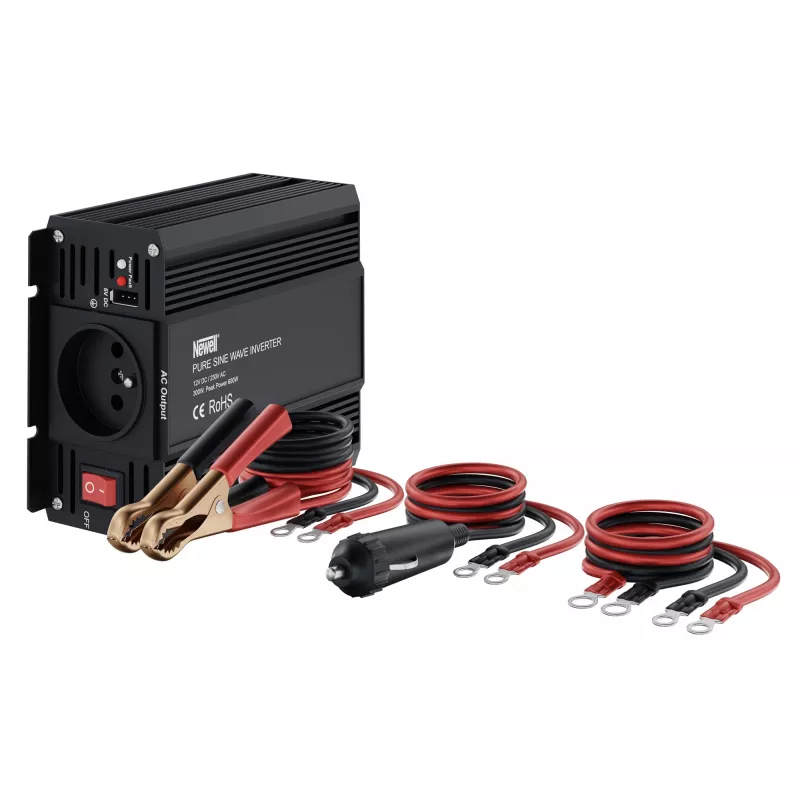 Inversor de corriente Newell de onda sinusoidal pura 12V a 230V 300W