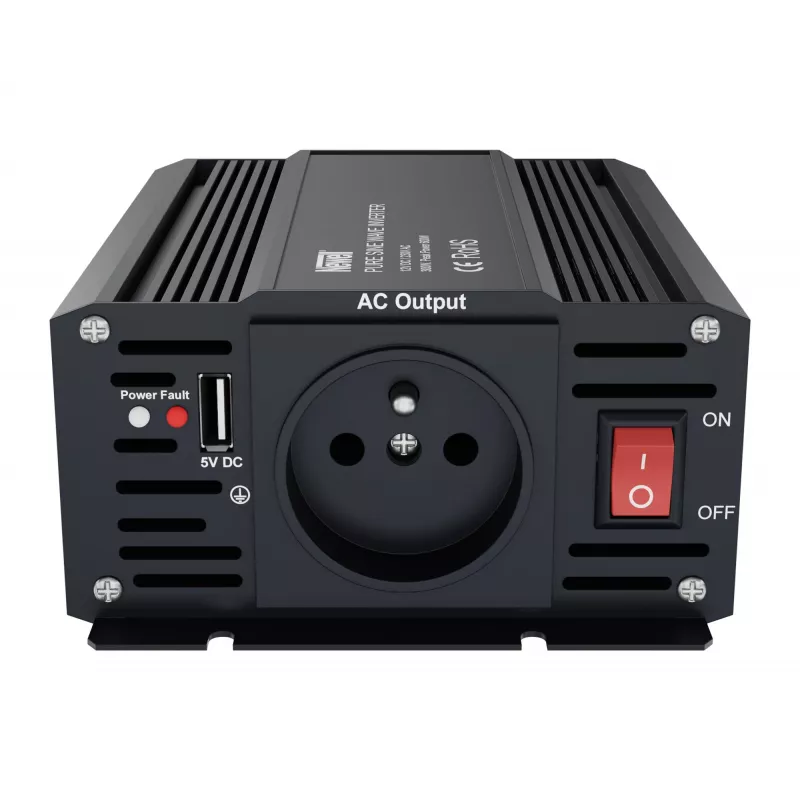 Inversor de corriente Newell de onda sinusoidal pura 12V a 230V 300W