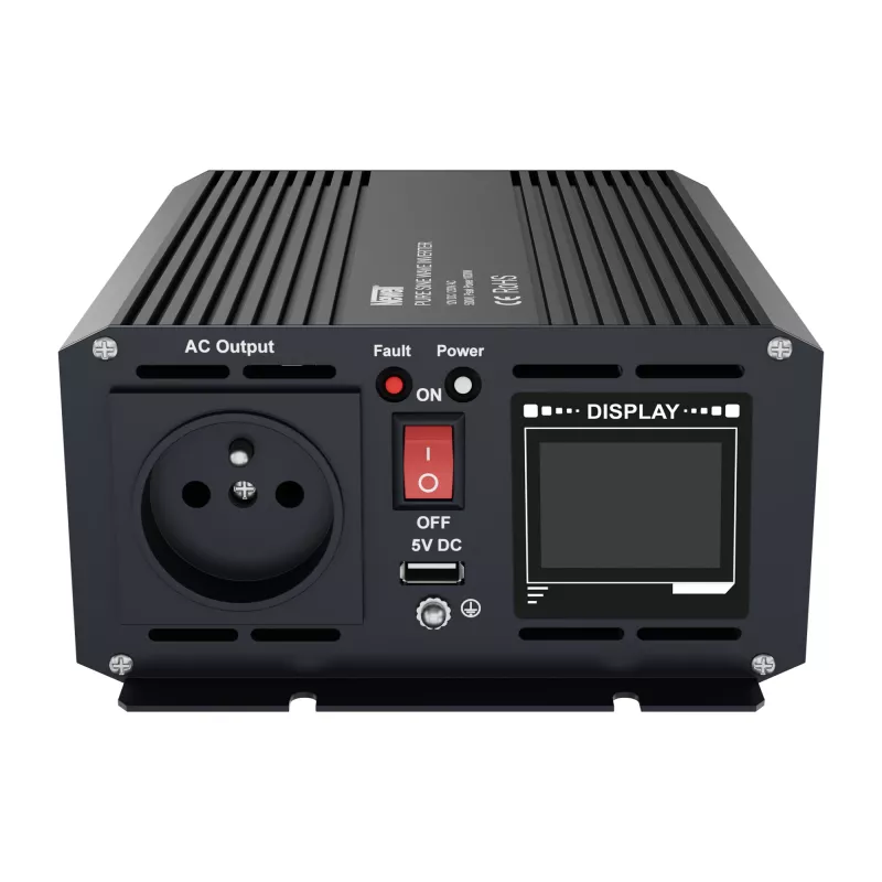 Inversor de corriente Newell de onda sinusoidal pura 12V DC a 230V AC 500W