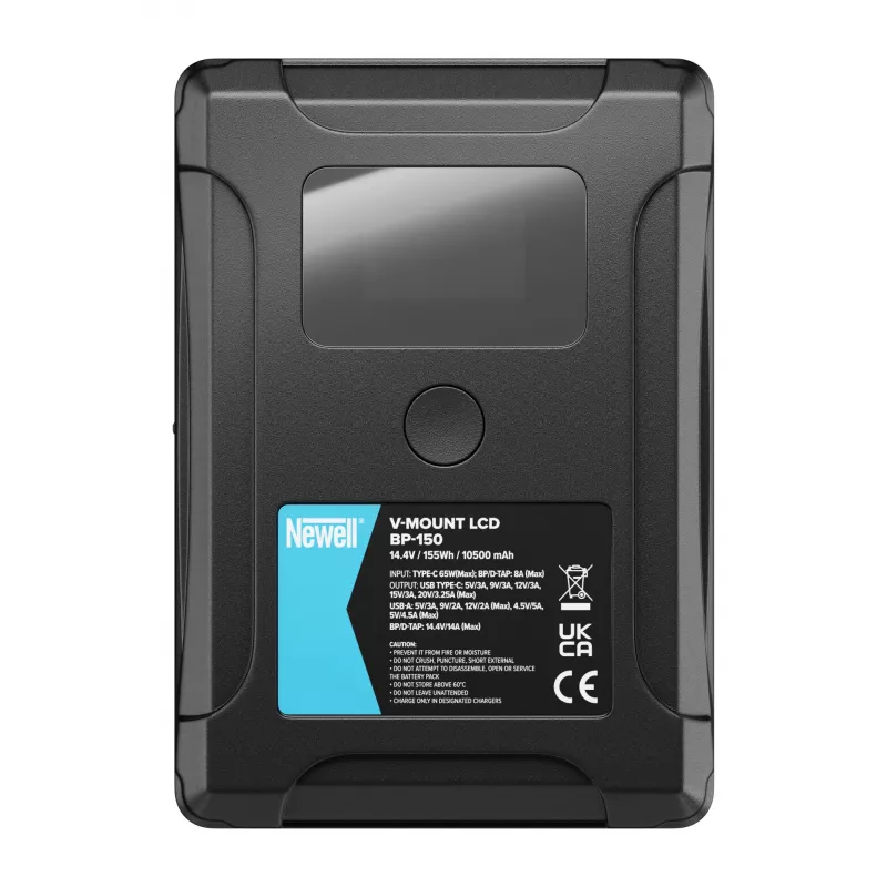 Batería V-Mount Newell BP-150 LCD 150Wh 14,8V
