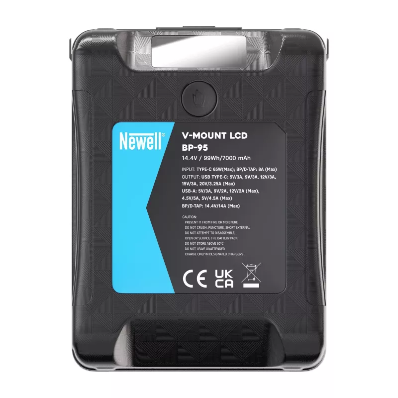 Batería V-Mount Newell BP-95 LCD 95Wh 14,8V 6600mAh
