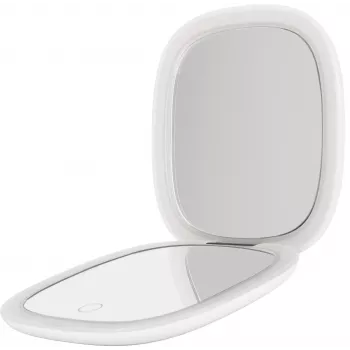 Espejo de maquillaje LED Humanas HS-PM01, blanco