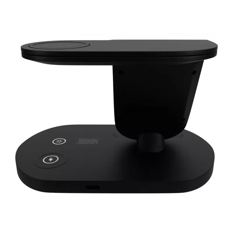 Cargador inalámbrico Newell induOne N-GY-Z7L para 3 dispositivos - negro