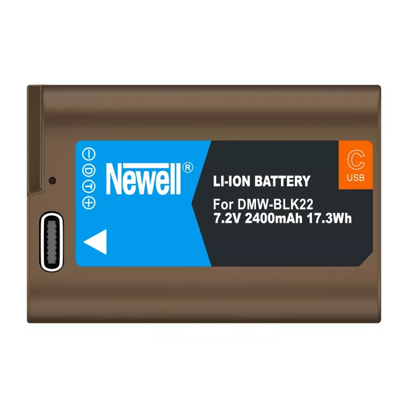 Batería de repuesto Newell DMW-BLK22 USB-C para Panasonic